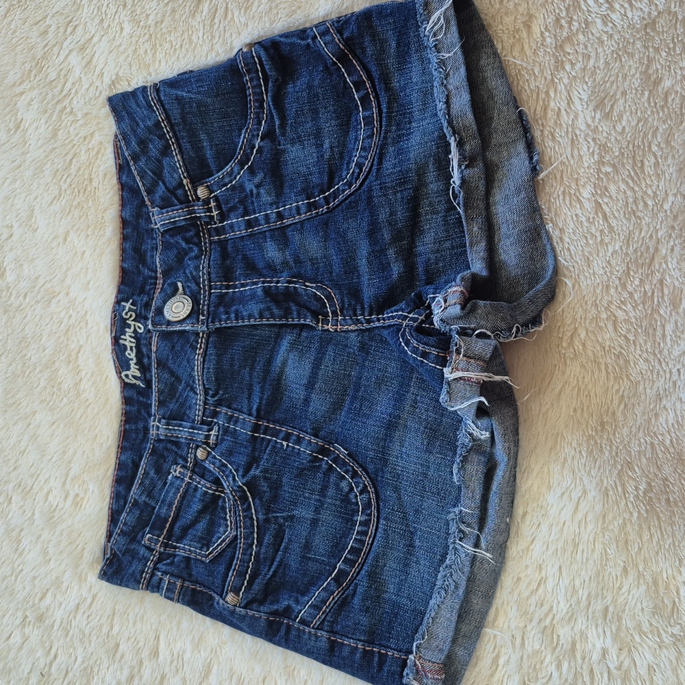 Amethyst Jeans Dark Blue Denim Shorts